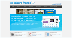 Desktop Screenshot of opencart-france.com