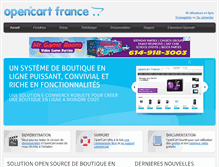 Tablet Screenshot of opencart-france.com